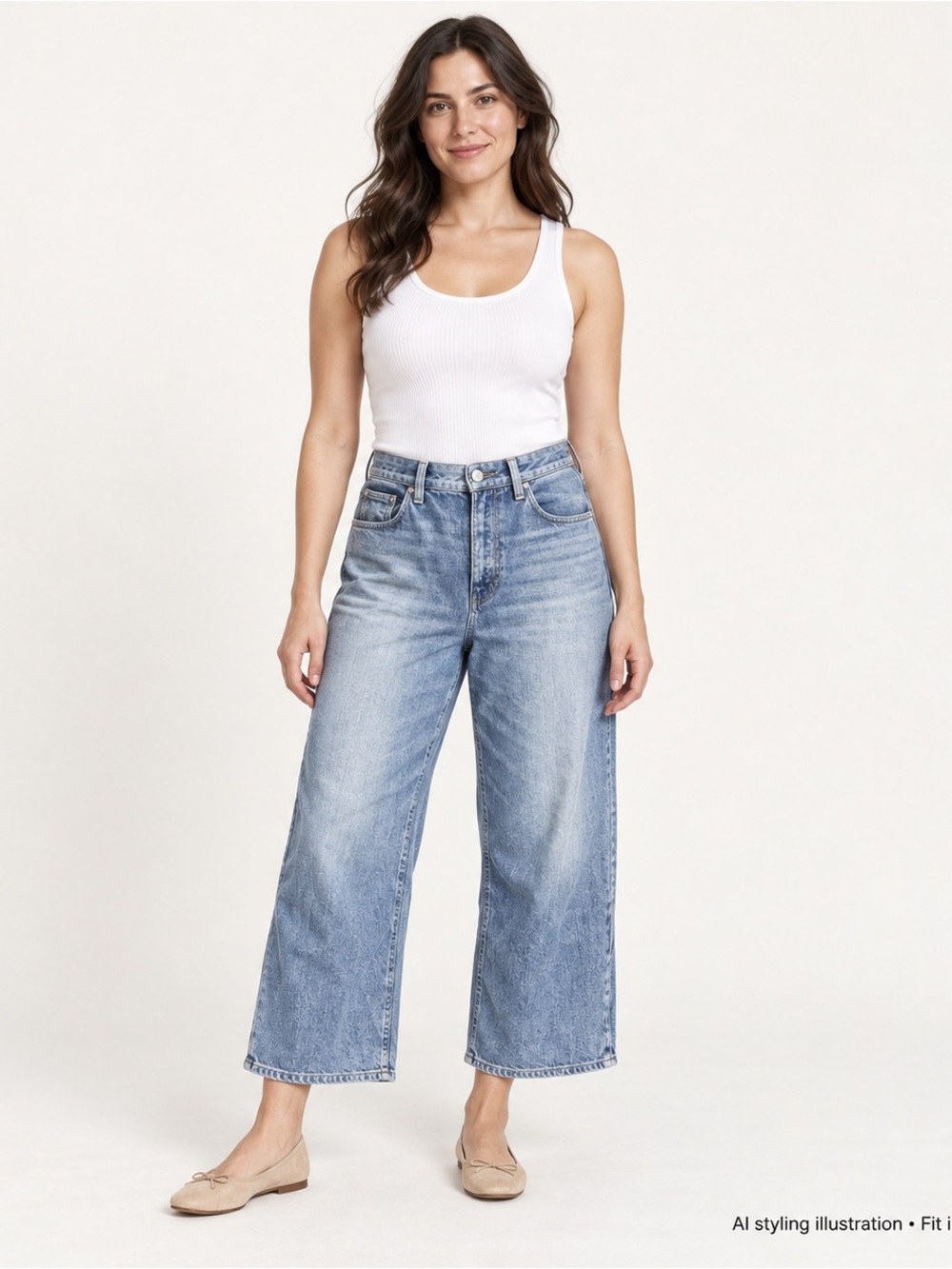 rag & bone Miramar Andi Cropped Wide Leg Sweatpant Jeans